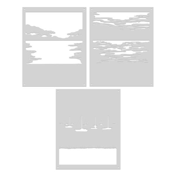 Hero Arts Color Layering Harbor Stencils