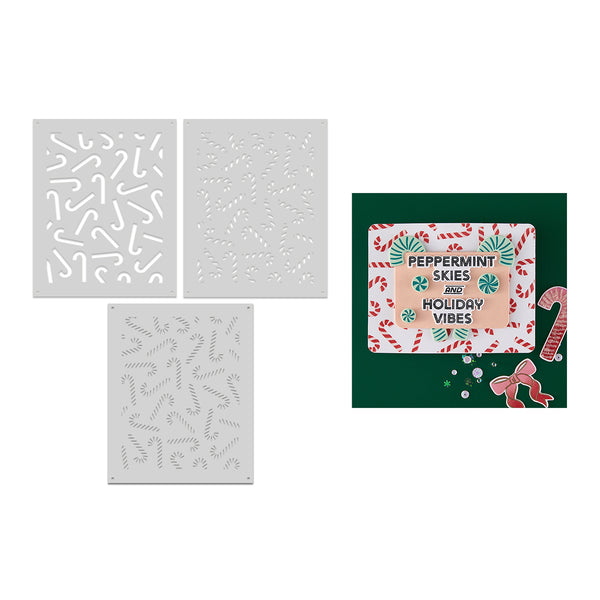 Hero Arts Candy Cane Toss Up Stencil