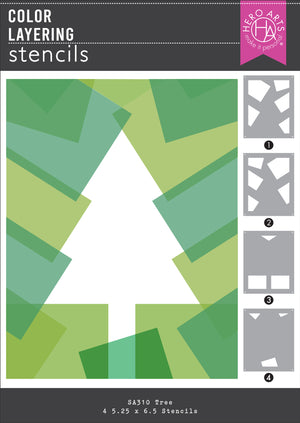 Hero Arts Color Layering Tree Stencils