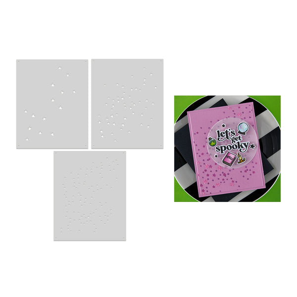 Hero Arts Color Layering Scattered Stars Stencils