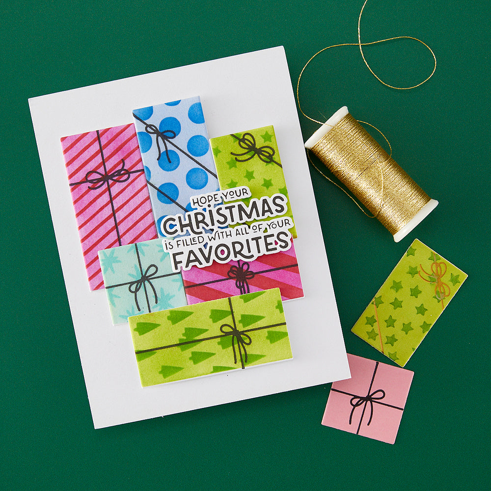 Hero Arts Gorgeous Giftwrap Layering Stencils