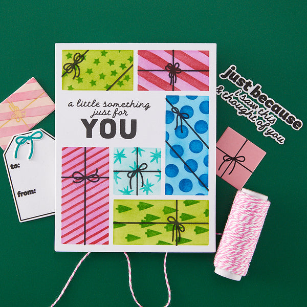 Hero Arts Gorgeous Giftwrap Layering Stencils
