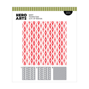 Hero Arts Twinkle Toes Layering Stencils