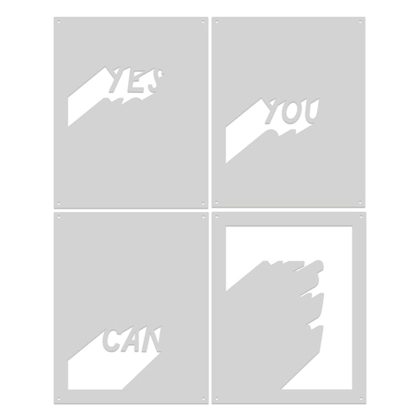 Hero Arts Yes You Can Layering Stencils