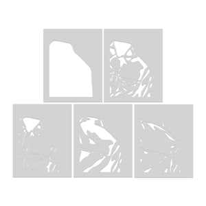 Hero Arts Jean Jacket Layering Stencil Set