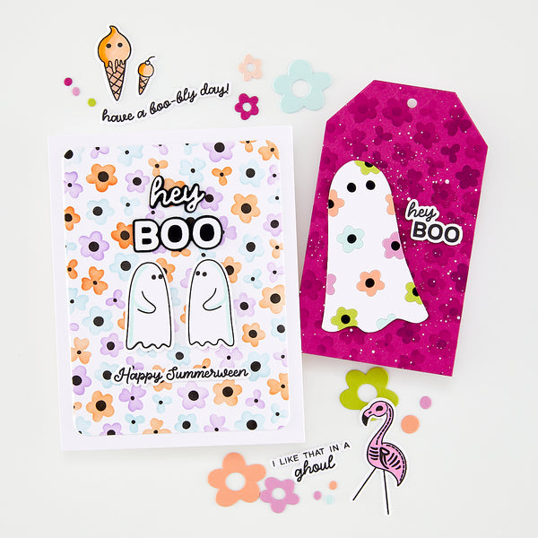 Hero Arts Flower Power Layering Stencil Set