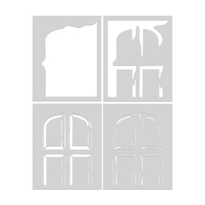 Hero Arts Front Door Layering Stencil Set