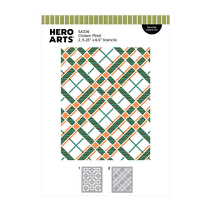 Classic Plaid Layering Stencil Set