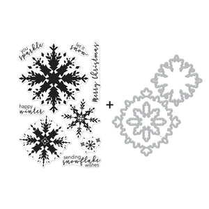 Hero Arts Color Layering Snowflake Stamps & Dies Bundle