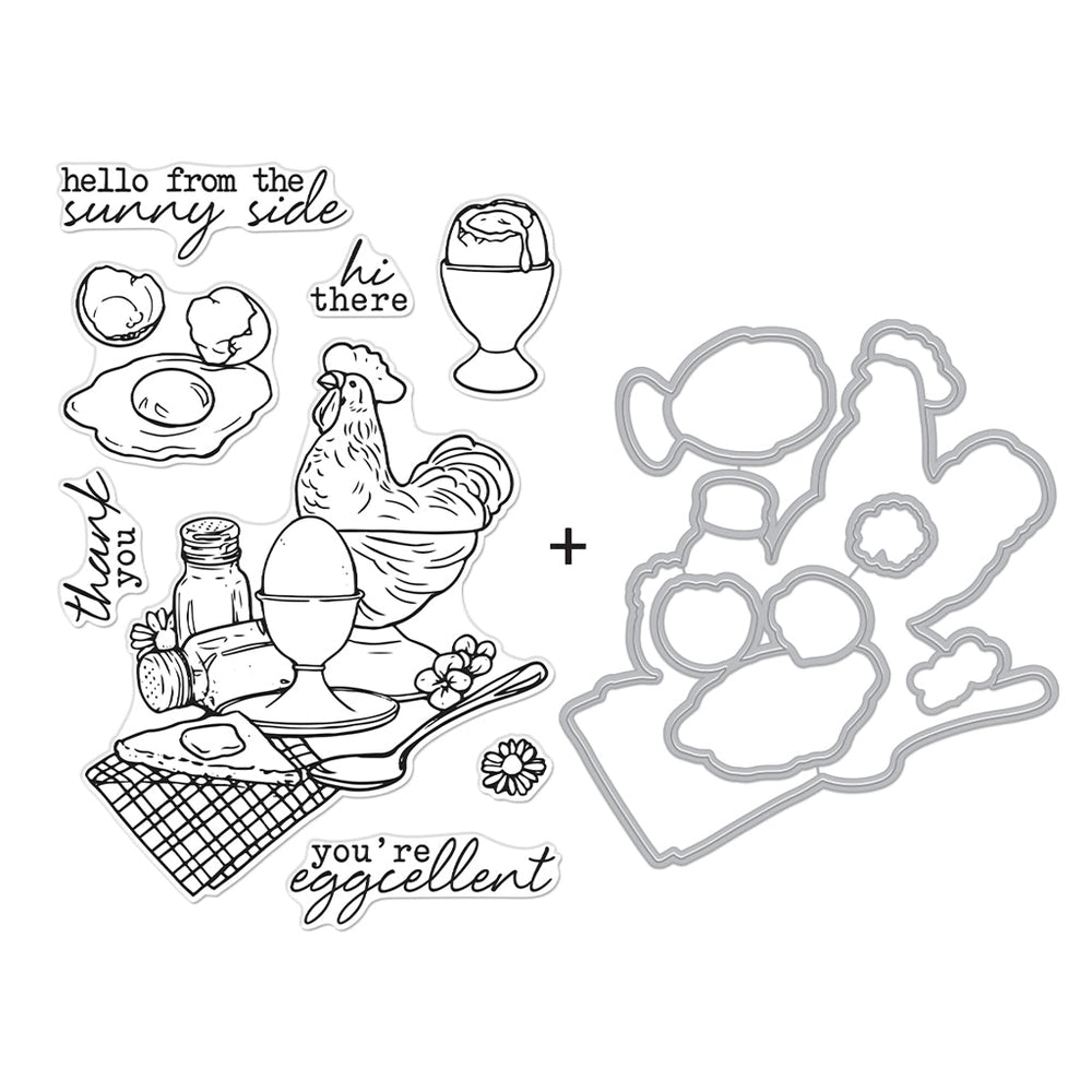 Hero Arts Eggcellent Stamps & Dies Bundle