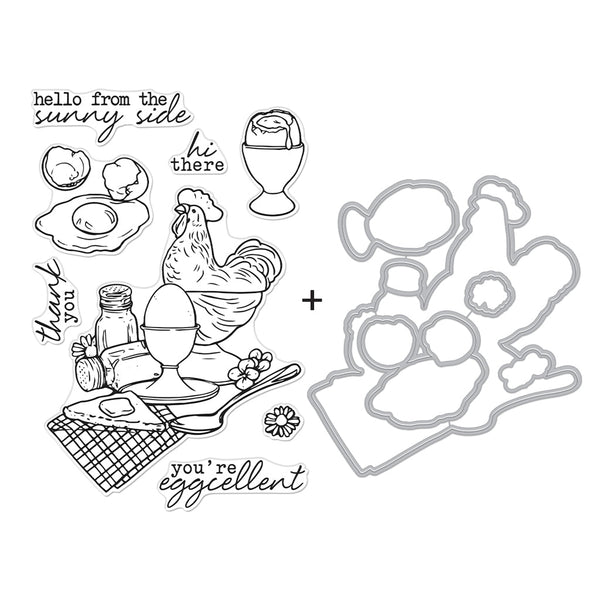 Hero Arts Eggcellent Stamps & Dies Bundle