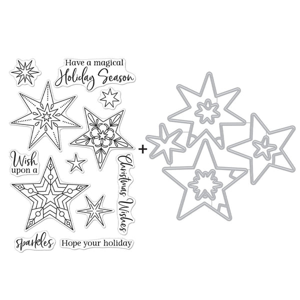 Hero Arts Holiday Sparkles Stamps & Dies Bundle