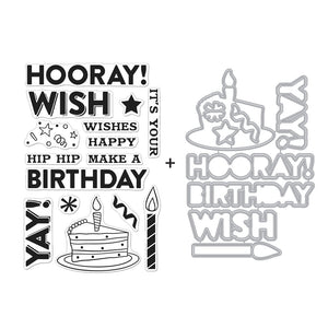 Crafter's Home Exclusive Special Buy: Hero Arts Yay! Birthday Stamps & Dies Bundle