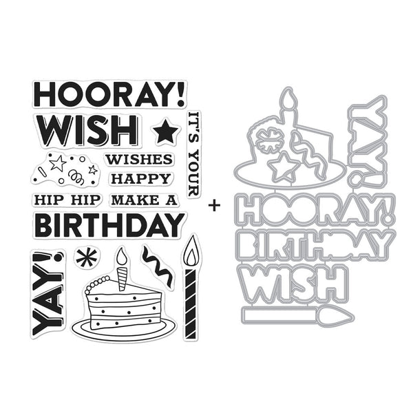 Crafter's Home Exclusive Special Buy: Hero Arts Yay! Birthday Stamps & Dies Bundle