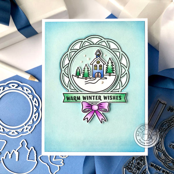Hero Arts Winter Wishes Stamps & Dies Bundle