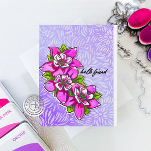 Hero Arts Petal Burst Stencil