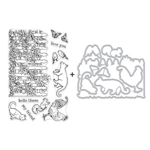 Hero Arts Garden Critters Stamps & Dies Bundle