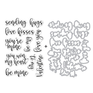 Hero Arts You're Mine Stamps & Dies Bundle