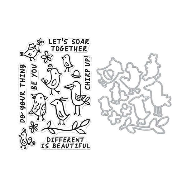 Hero Arts Be You Stamps & Dies Bundle