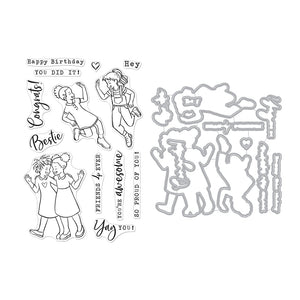 Hero Arts Besties Stamps & Dies Bundle