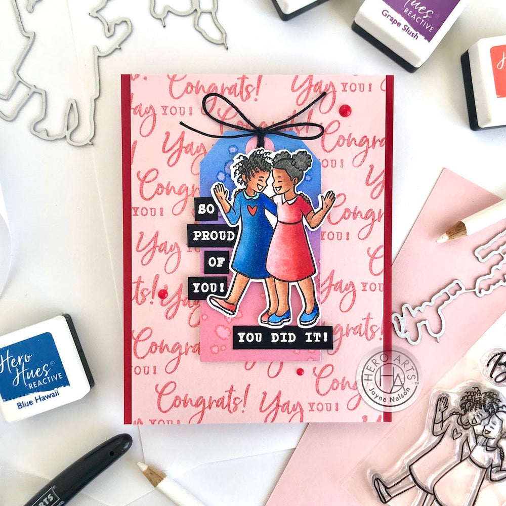 Hero Arts Besties Stamps & Dies Bundle
