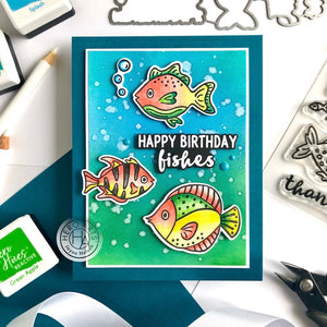 Hero Arts Hello Fishes Stamps & Dies Bundle
