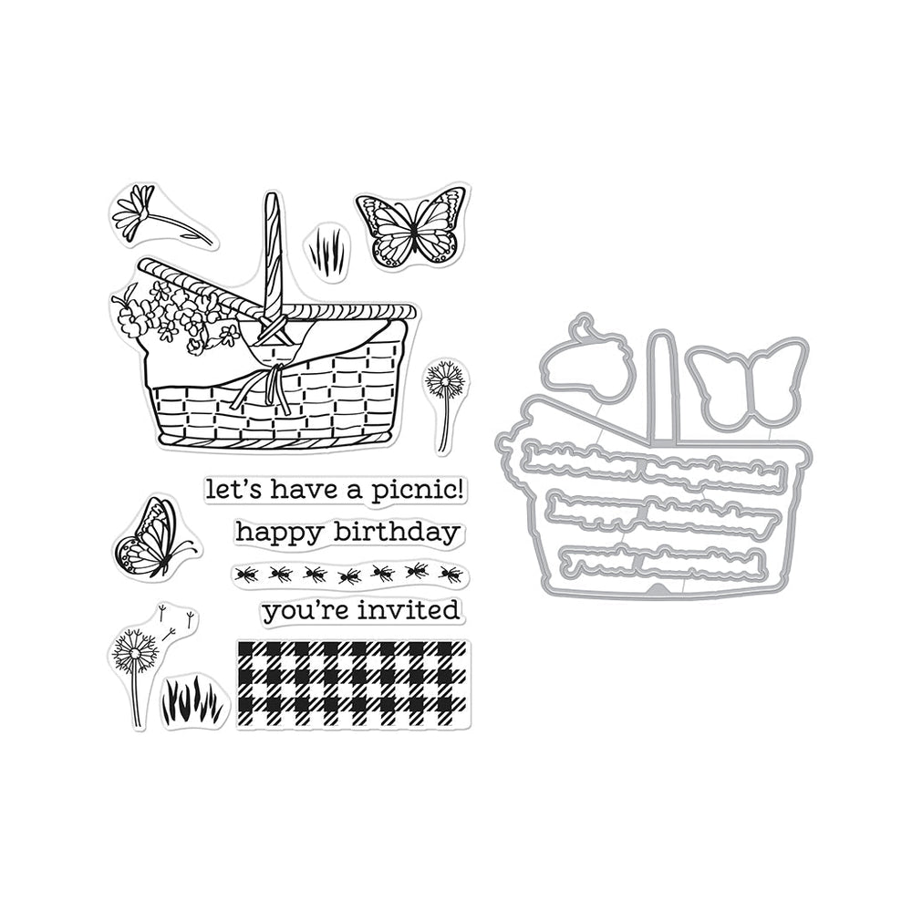 Hero Arts Picnic Basket Stamps & Dies Bundle