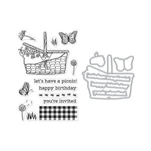 Hero Arts Picnic Basket Stamps & Dies Bundle