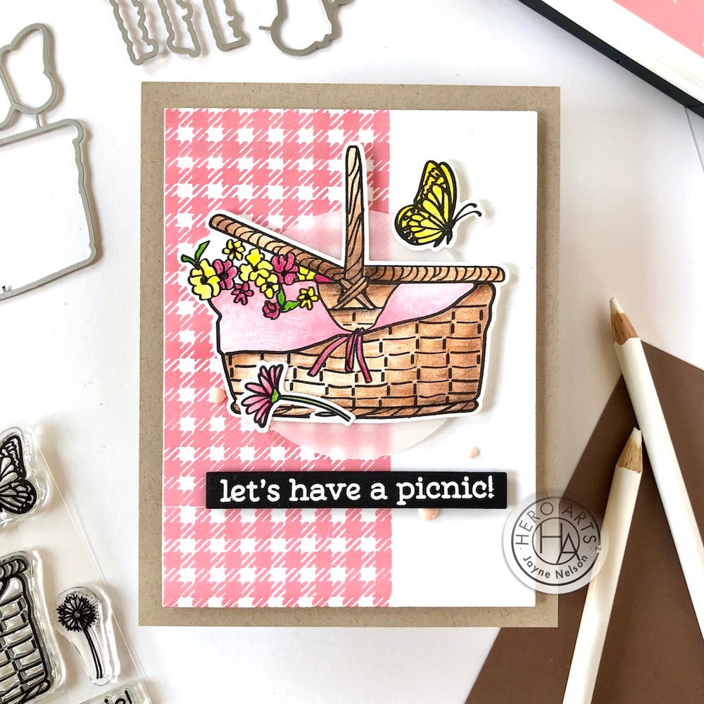 Hero Arts Picnic Basket Stamps & Dies Bundle
