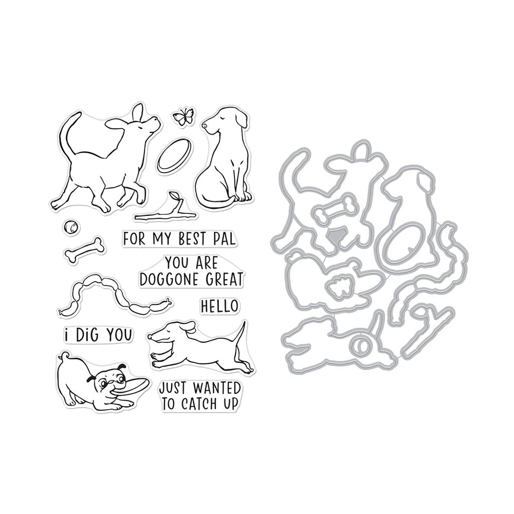 Hero Arts Playful Pets Stamps & Dies Bundle