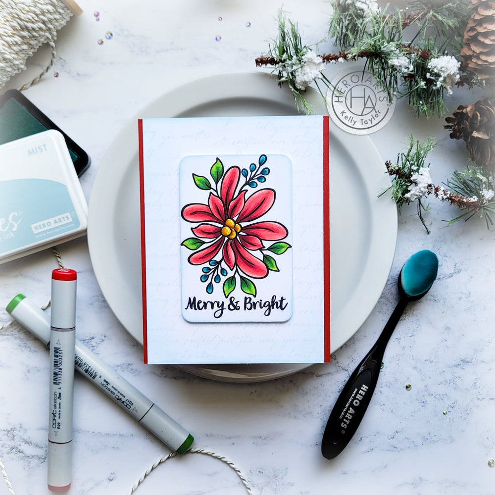 Hero Arts Merry Foliage Stamps & Dies Bundle