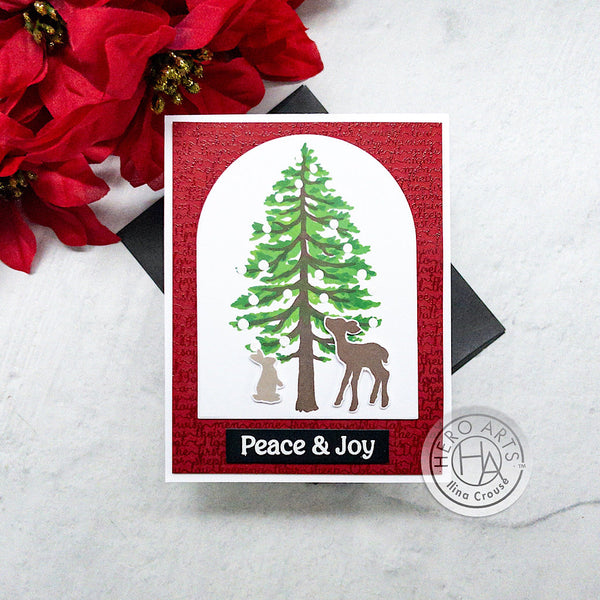 Hero Arts Color Layering Seasonal Tree Stamps & Dies Bundle