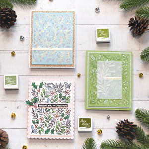 Hero Arts Christmas Foliage Stamps & Dies Bundle