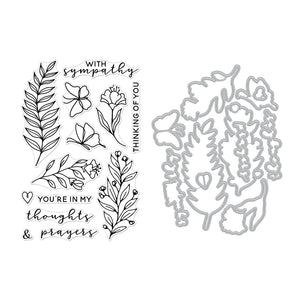 Hero Arts With Sympathy Stamps & Dies Bundle