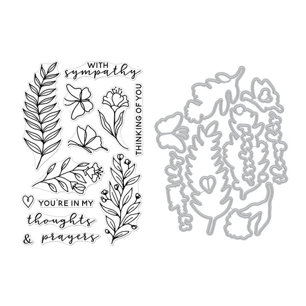 Hero Arts With Sympathy Stamps & Dies Bundle