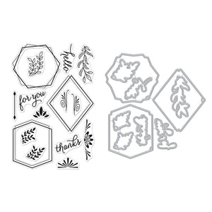 Hero Arts Geometric Frames Stamps & Dies Bundle