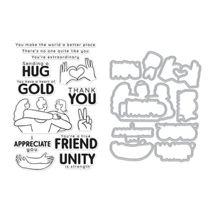 Hero Arts I Appreciate You Stamps & Dies Bundle