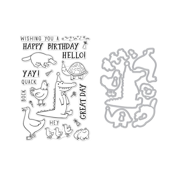 Hero Arts Birthday Animals Stamps & Dies Bundle