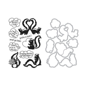 Hero Arts Skunk Love Stamps & Dies Bundle