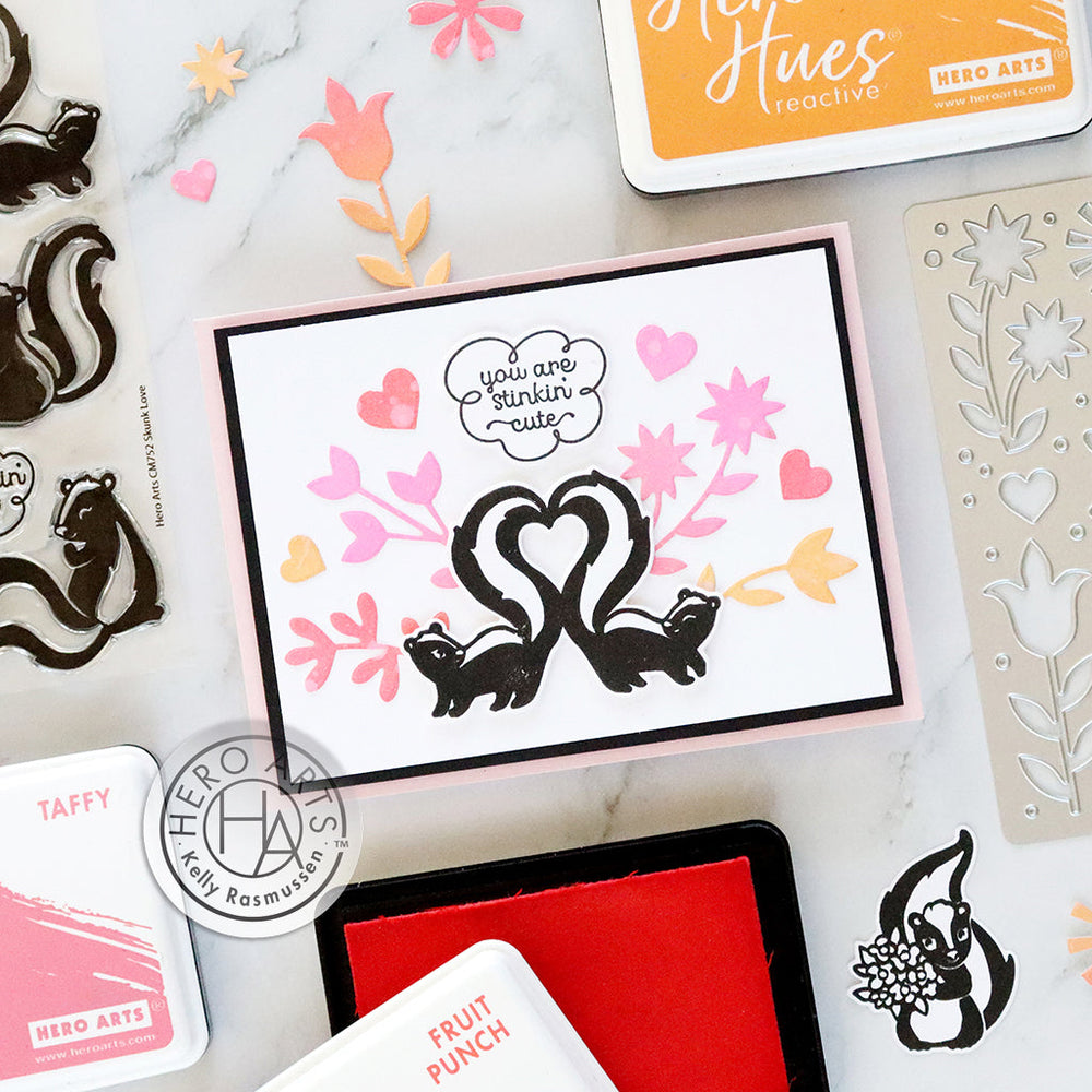 Hero Arts Skunk Love Stamps & Dies Bundle