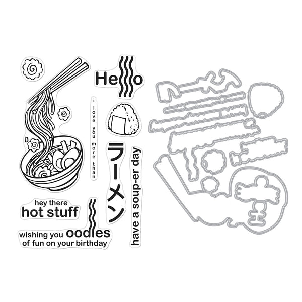 Hero Arts Ramen Stamp & Die Bundle
