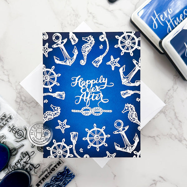 Hero Arts Nautical Messages Stamps & Dies Bundle
