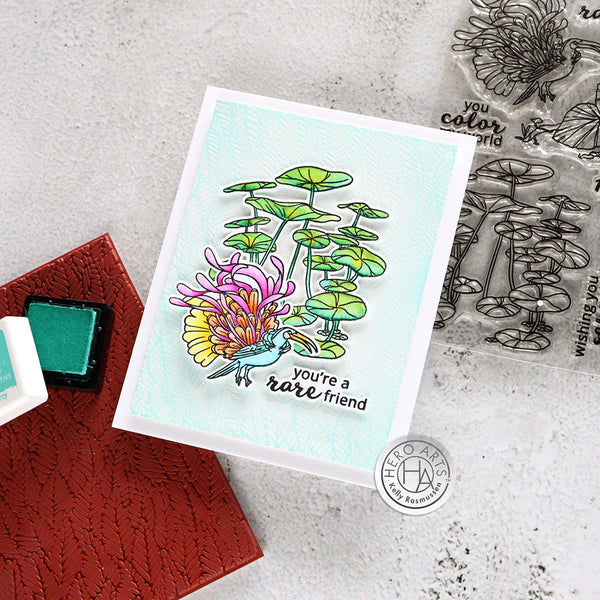 Hero Arts Jungle Serenity Stamps & Dies Bundle