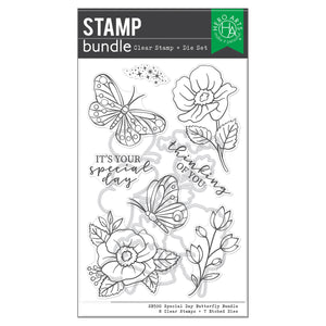 Hero Arts Special Day Butterfly Stamp & Cut Set