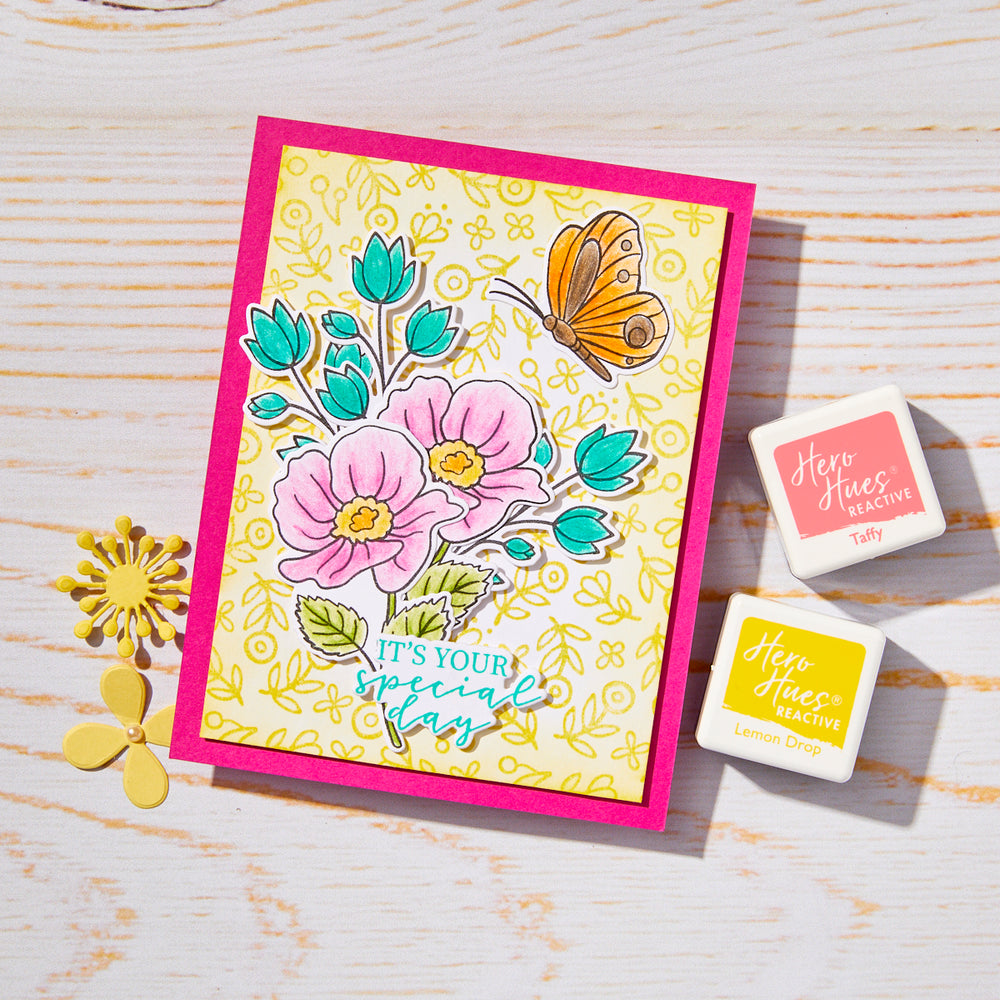 Hero Arts Special Day Butterfly Stamp & Cut Set
