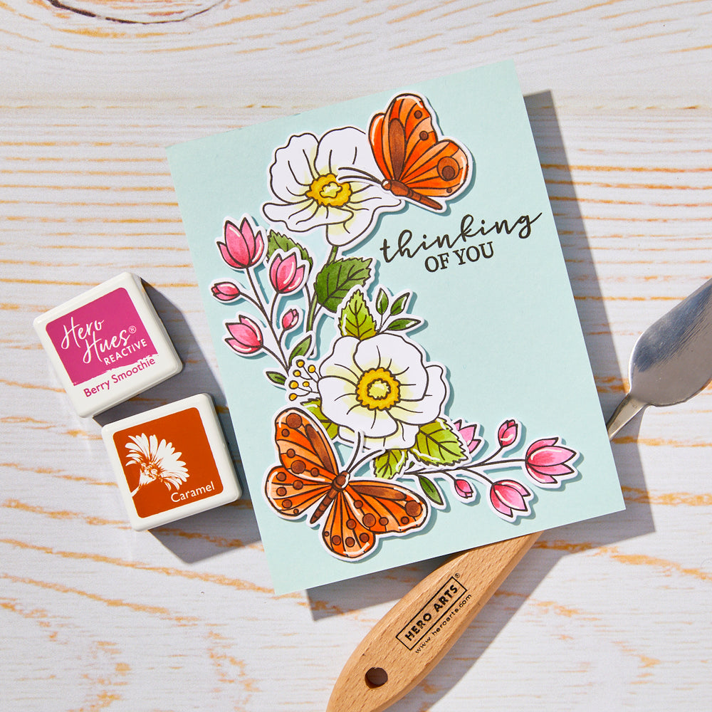 Hero Arts Special Day Butterfly Stamp Set