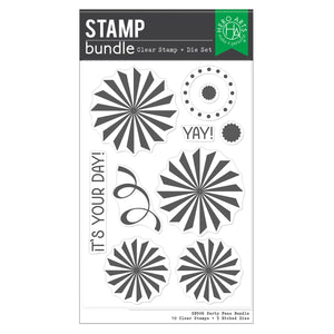 Hero Arts Party Fans Stamp & Cut