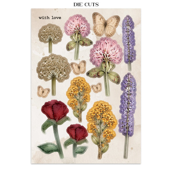 Stamperia Junk Journal Focus Points - Flowers and Poems