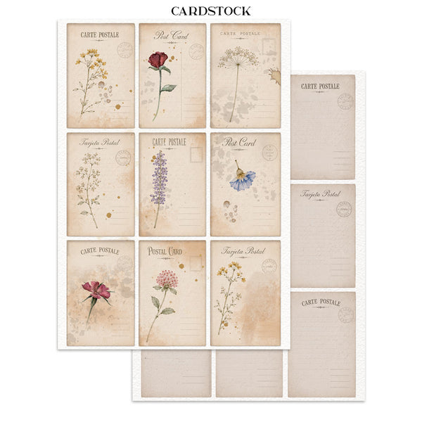 Stamperia Junk Journal Focus Points - Flowers and Poems