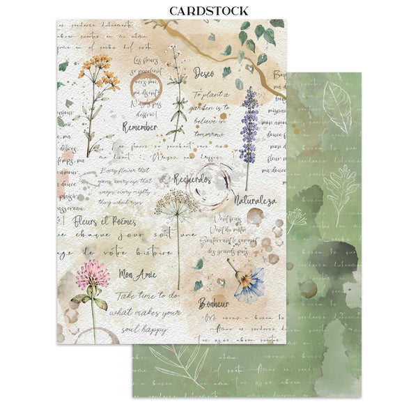 Stamperia Junk Journal Focus Points - Flowers and Poems